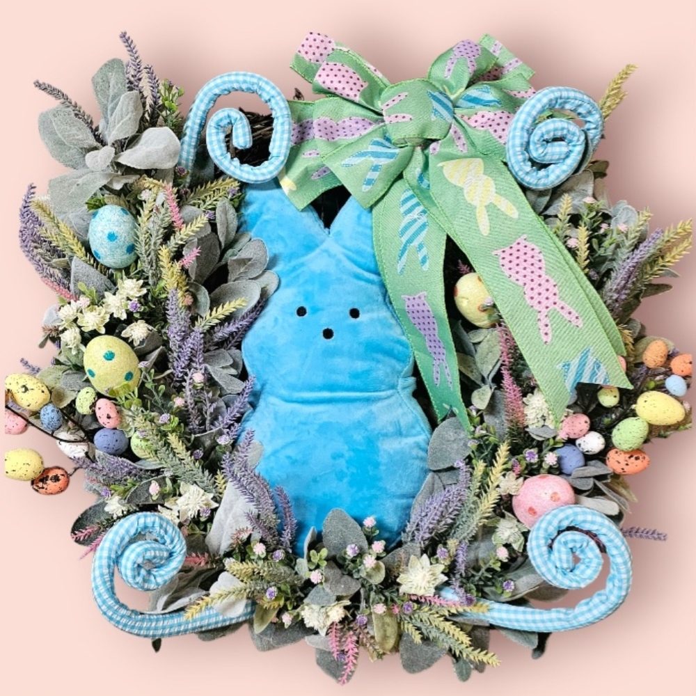 Peep Easter Wreath